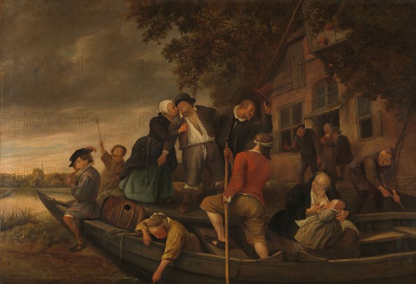 The merry homecoming, 1670-1679. Creator: Jan Steen.