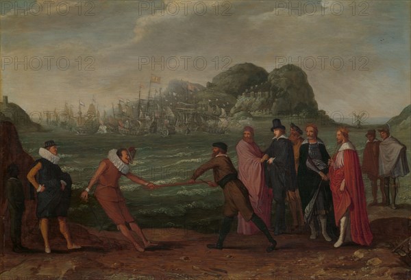 Battle for the Gold Staff (Dominion of the World), c.1615-c.1630. Creator: Adam Willaerts.