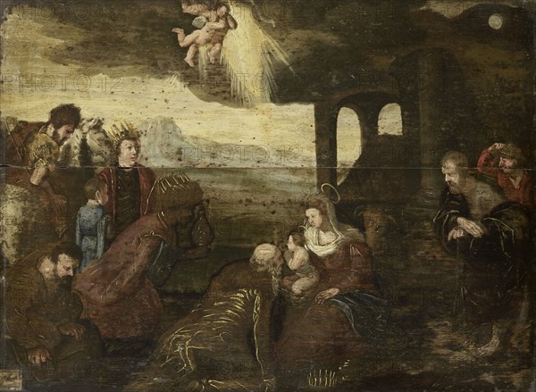 Adoration of the Magi, 1500-1599. Creator: Unknown.