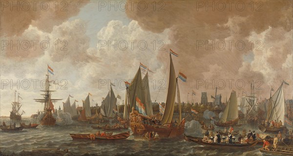 Arrival of Charles II, King of England, in Rotterdam, 24 May 1660, c.1660-c.1665. Creator: Lieve Verschuir.