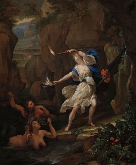 Circe Punishes Glaucus by Turning Scylla into a Monster, 1695. Creator: Eglon Hendrik van der Neer.