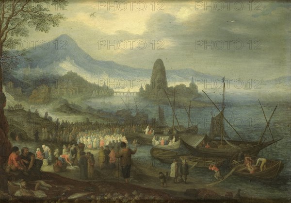 The Sermon on the Sea of Galilee, 1600-1699. Creator: Unknown.