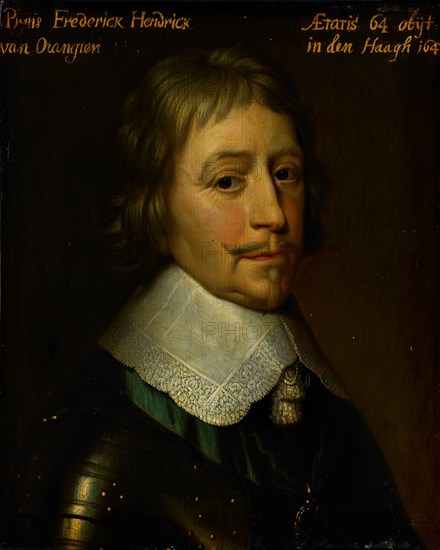 Portrait of Frederik Hendrik (1584-1647), Prince of Orange, c.1653. Creator: Workshop of Gerard van Honthorst.