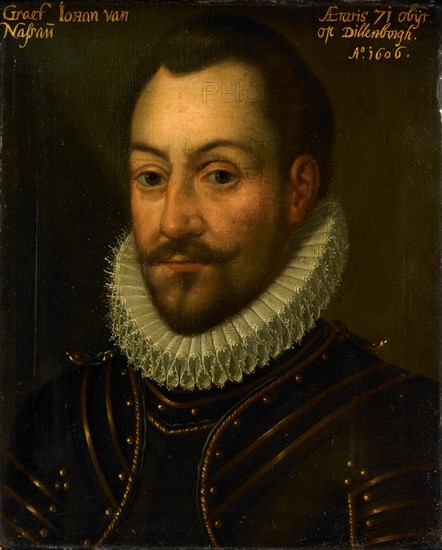 Portrait of an Unknown Count or Officer, possibly Jan the Elder (1535-1606), Count..., c.1609-c.1633 Creator: Unknown.