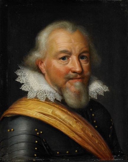 Portrait of Jan the Middle (1561-1623), Count Nassau-Siegen, c.1610-c.1620. Creator: Workshop of Jan Antonisz van Ravesteyn.