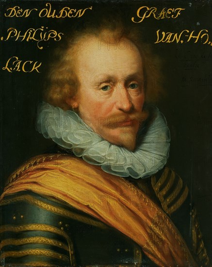 Portrait of Philips (1550-1606), Count of Hohenlohe zu Langenburg, c.1609-c.1633. Creator: Workshop of Jan Antonisz van Ravesteyn.