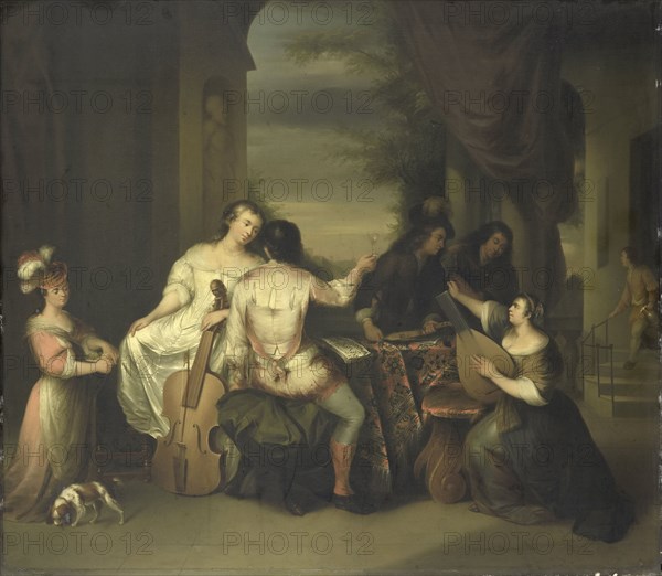 A Musical Company, 1730-1757. Creator: Melchior Brassauw.