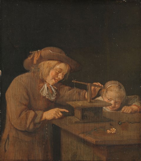 The Mousetrap, 1660. Creator: Gerritsz Quiringh van Brekelenkam.