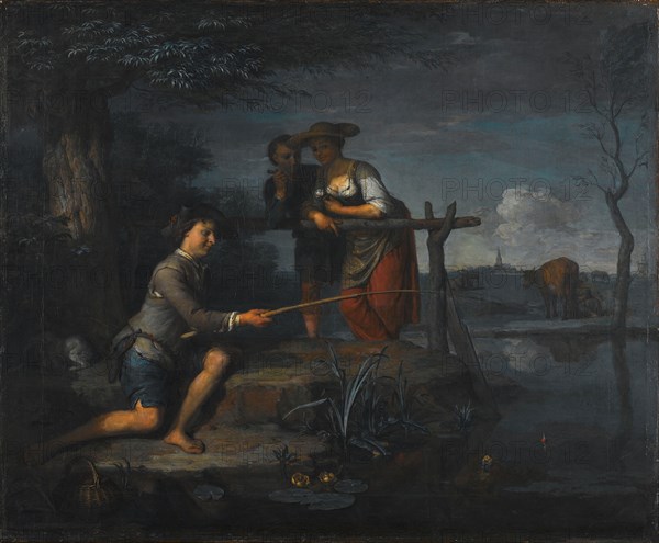 The Angler, 1700-1738. Creator: Carel de Moor.