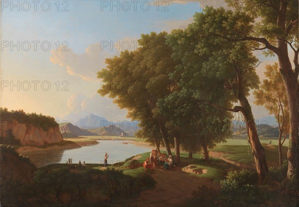 The Aqua Cetosa near Rome, 1810. Creator: Pieter Rudolph Kleijn.