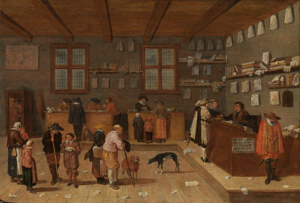 The Lawyer's Office, 1628. Creator: Pieter de Bloot.