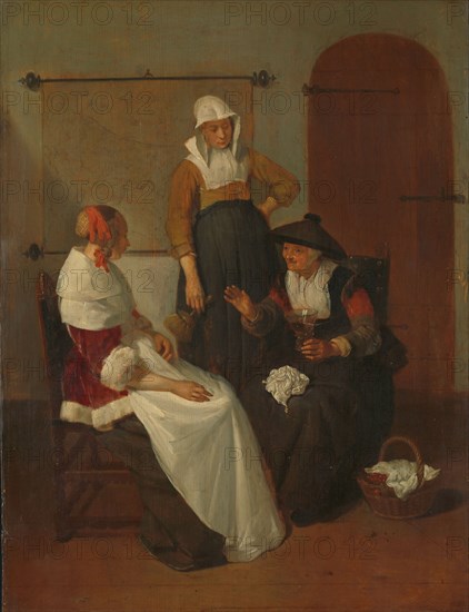 A Confidential Chat, 1661. Creator: Gerritsz Quiringh van Brekelenkam.