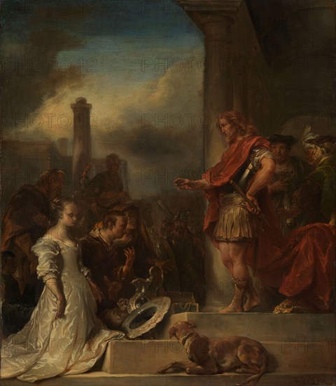 The continence of Scipio, 1672. Creator: Joan van Noort.