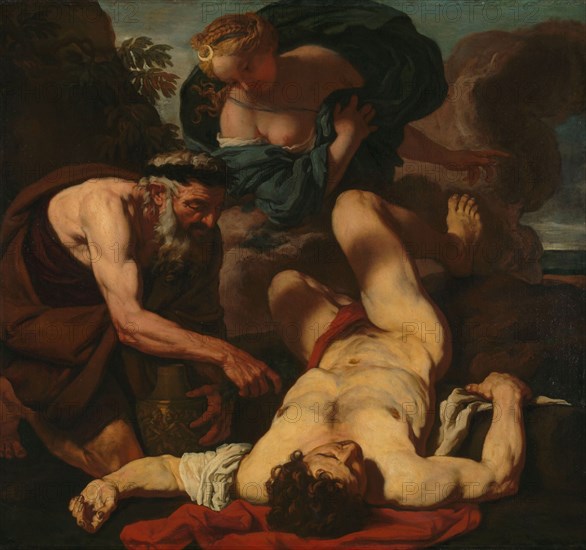 Selene and Endymion (formerly entitled The Death of Orion), 1660-1680. Creator: Johann Carl Loth.