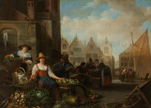 The Vegetable Market, 1662. Creator: Hendrik Martensz. Sorgh.
