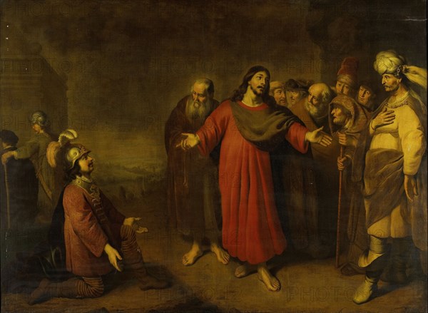Christ and the Centurion, 1644-1665. Creator: Adam Camerarius.