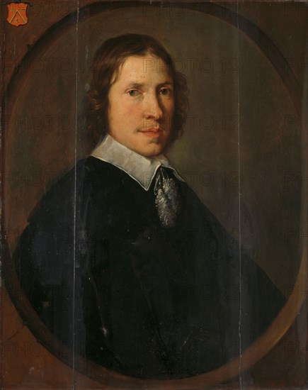 Portrait of François Leydecker, Burgomaster of Tholen, 1646-1654. Creator: Bernardus Zwaerdecroon.