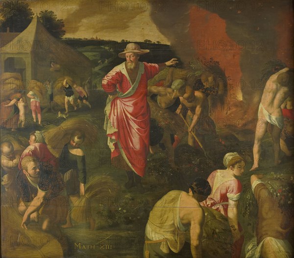 Parable of the Weeds among the Wheat, 1590-1610. Creator: Isaac Claesz. van Swanenburg.