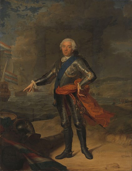 Willem IV (1711-1751), prince of Orange-Nassau, 1751. Creator: Jacques-Andre-Joseph Aved.