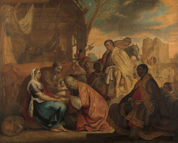 The adoration of the Magi, 1646. Creator: Joris van Schooten.