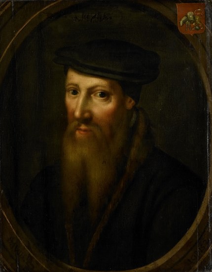 Portrait of David Jorisz, Glass Painter in Delft, Fanatic Anabaptist, after 1544 in Basel, 1600-1649 Creator: Unknown.
