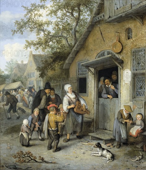 Country Kermis, 1680-1704. Creator: Cornelis Dusart.