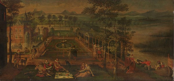 Pleasure Garden, c.1590. Creator: Unknown.