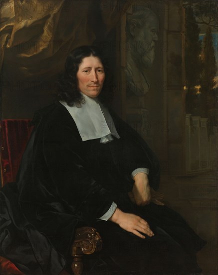Portrait of Pieter de la Court, 1667. Creator: Abraham Lambertsz. Van Den Tempel.