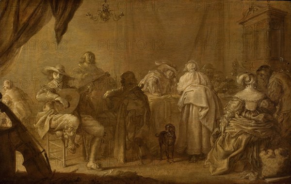 A Musical Party, c.1635-c.1645. Creator: Adriaen van de Venne.