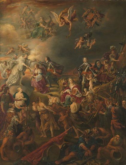 Allegory of the Peace under Stadholder Willem II, 1650. Creator: Adriaen van Nieulandt.