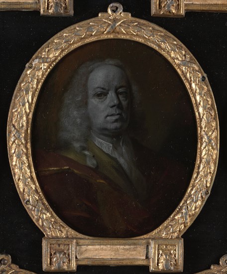 Portrait of Frans Greenwood, Miniaturist, Glass Engraver and Poet in Dordrecht, 1732-1771. Creator: Aert Schouman.