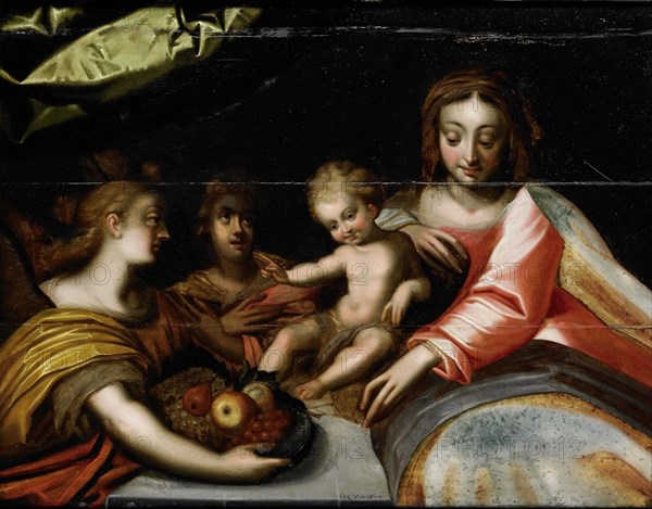 Holy Virgin and Child, c.1600. Creator: Unknown.