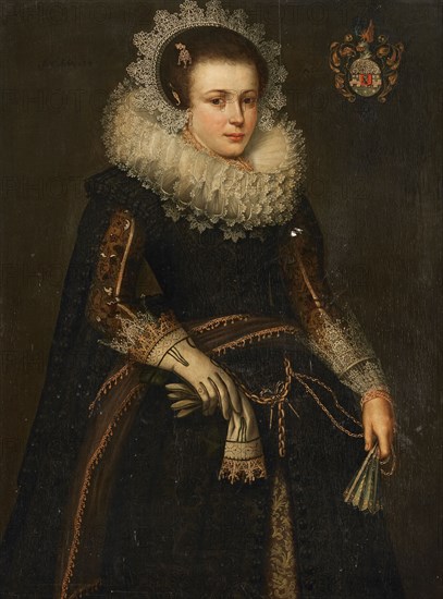 Portrait of Mertijntje van Ceters (1609-24), 1623. Creator: Anon.