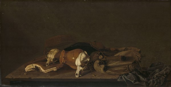 Still Life with Suckling-Pig Skulls, 1620-1640. Creator: Anon.