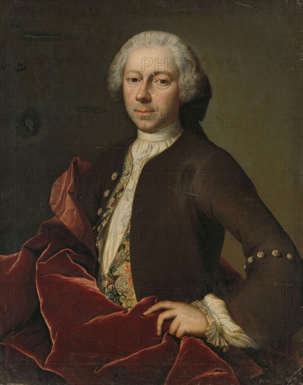 Portrait of Pieter Parker, Alderman, Burgomaster and Councilor of Goes, 1742. Creator: B. Monmorency.