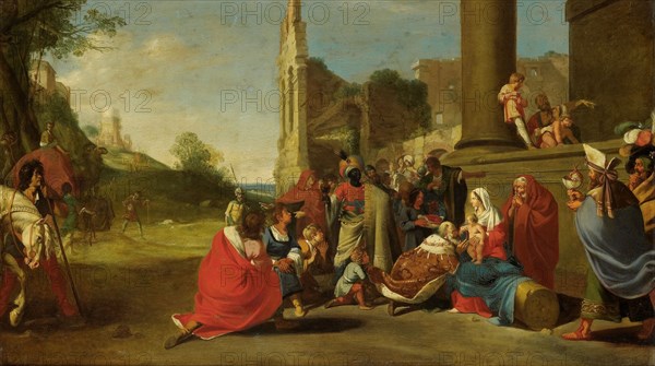 The Adoration of the Magi, c.1640-c.1650. Creator: Bartholomeus Breenbergh (circle of).