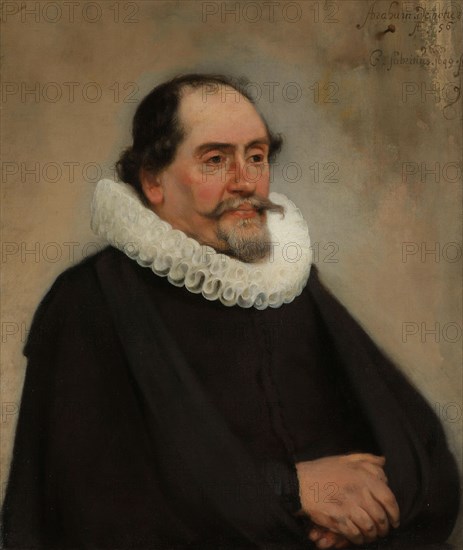 Portrait of Abraham de Potter, Amsterdam Silk Merchant, 1649. Creator: Carel Fabritius.