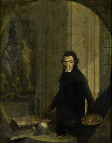 Self Portrait, 1800-1818. Creator: Christoffel Frederik Franck.