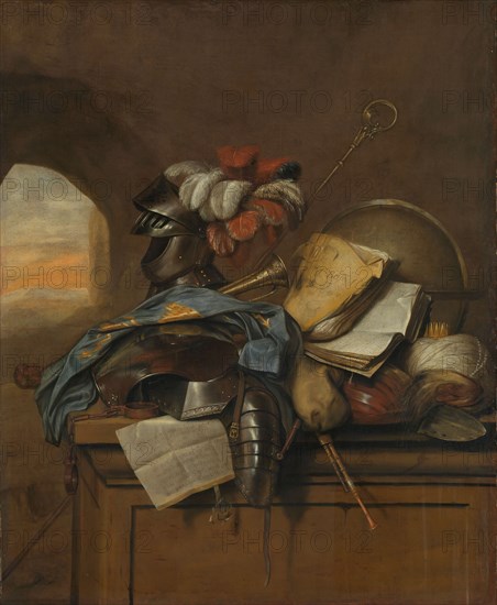 Vanitas Still Life, 1665. Creator: Cornelis Brise.