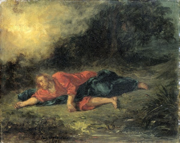The Agony in the Garden, 1851. Creator: Eugene Delacroix.
