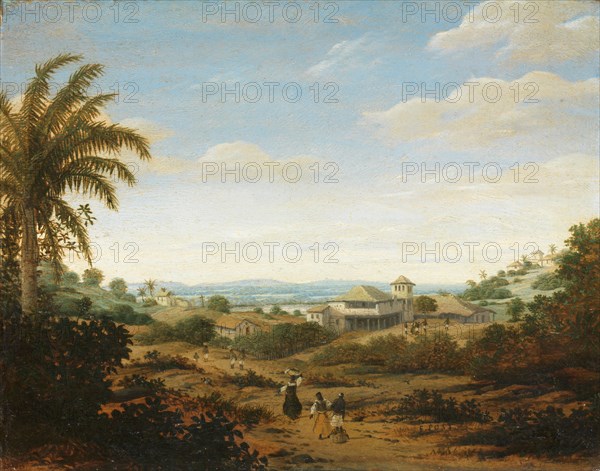 Landscape on the Rio Senhor de Engenho, Brazil, 1670-1680. Creator: Frans Post.