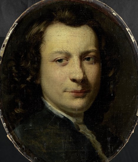 Portrait of George van der Myn, Painter, 1750-1763. Creator: Frans van der Mijn.