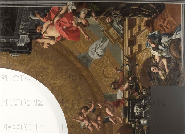 Ceiling painting of mythological figures, c.1676-c.1682.  Creator: Gerard de Lairesse.