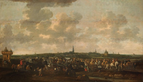 Departure of Spanish Occupation Troops from Breda, October 10, 1637, 1647-1683. Creator: Hendrick de Meijer.