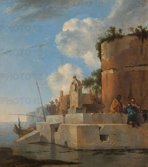 A Coastal Ruin in Italy, 1640-1652. Creator: Jan Asselijin.