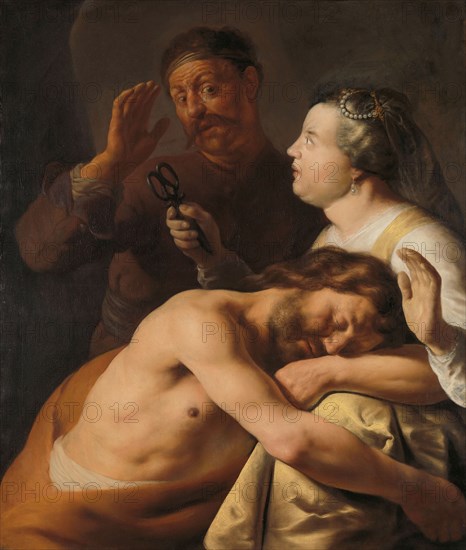 Samson and Delilah, 1630-1635. Creator: Jan Lievens.