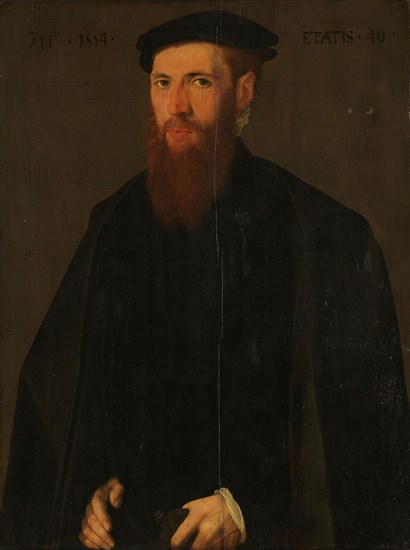 Portrait of Willem van Lokhorst (1514-64), 1554. Creator: Unknown.