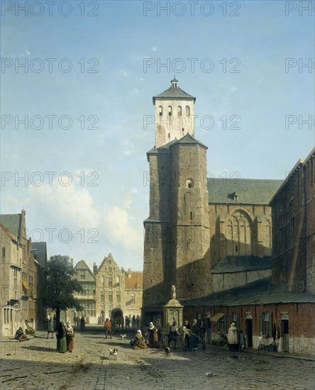 St Denis Church in Liège, 1850-1860. Creator: Jan Weissenbruch.