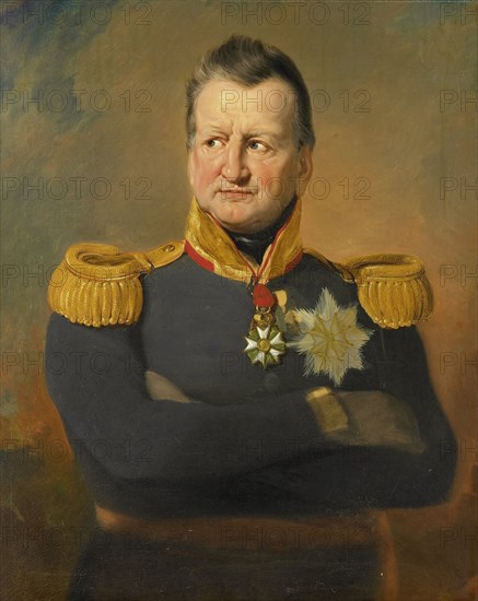 Portrait of Baron David Hendrik Chassé, Lieutenant-General, 1832. Creator: Jan Willem Pieneman.