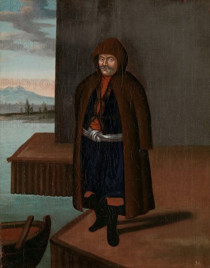 Man from the Island of Patmos, 1700-1737. Creator: Workshop of Jean Baptiste Vanmour.